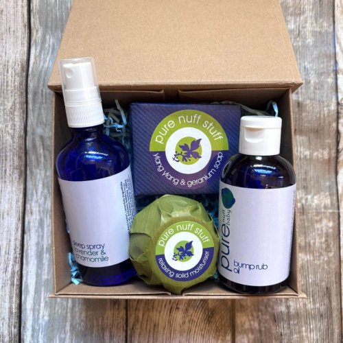 mum to be gift box from pure nuff stuff